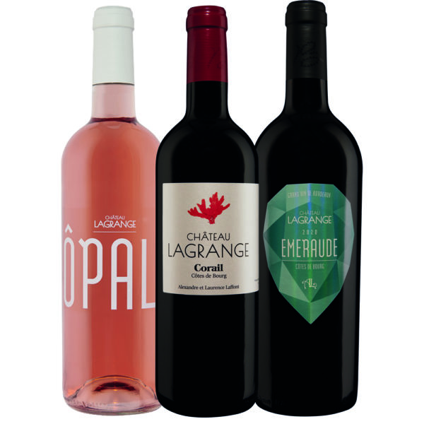 Coffret rouge et rosé